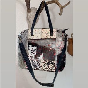 Cowhide Conceal Carry Purse